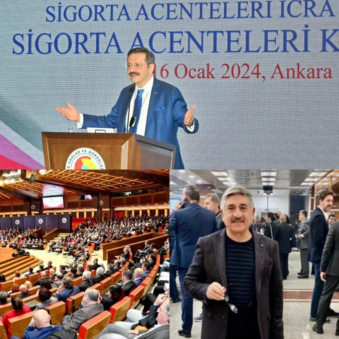 DTSO komite temsilcisi Mustafa Andiç TOBB Sigorta Acenteleri Kurultayı’na katıldı