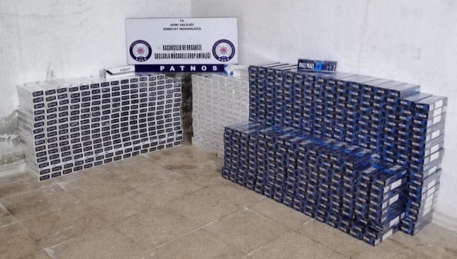  Patnos’da Durdulan Araçlardan 12 Bin 820 Paket Kaçak Sigara Yakalandı