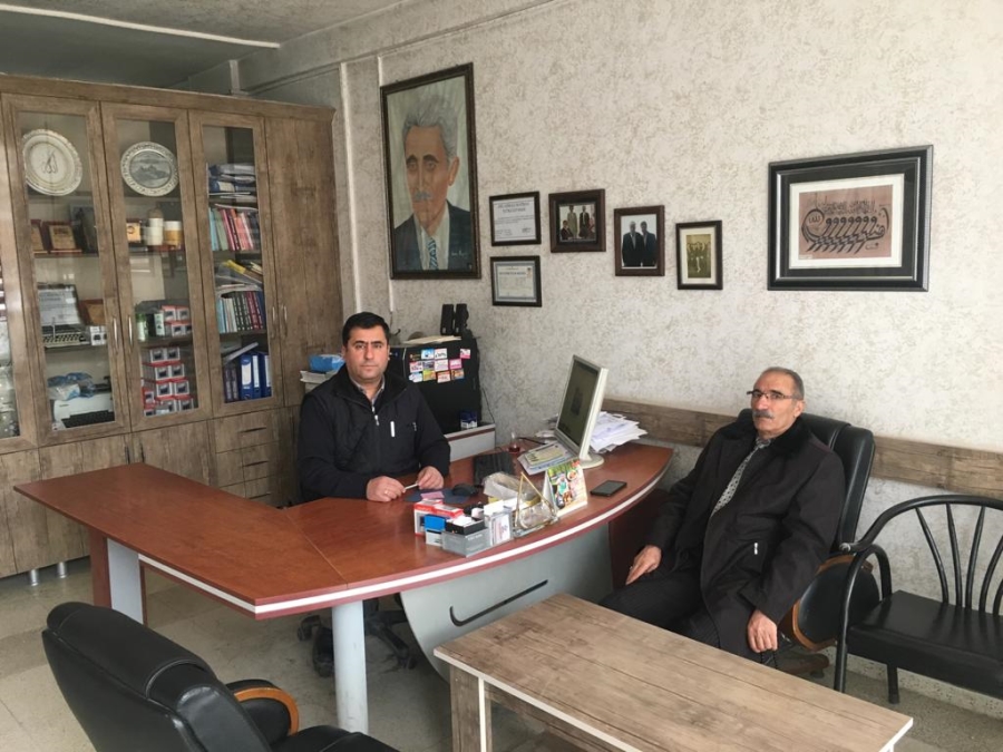 EMEKLİ MUHTAR DURSUN TURAN GAZETEMİZİ ZİYARET ETTİ