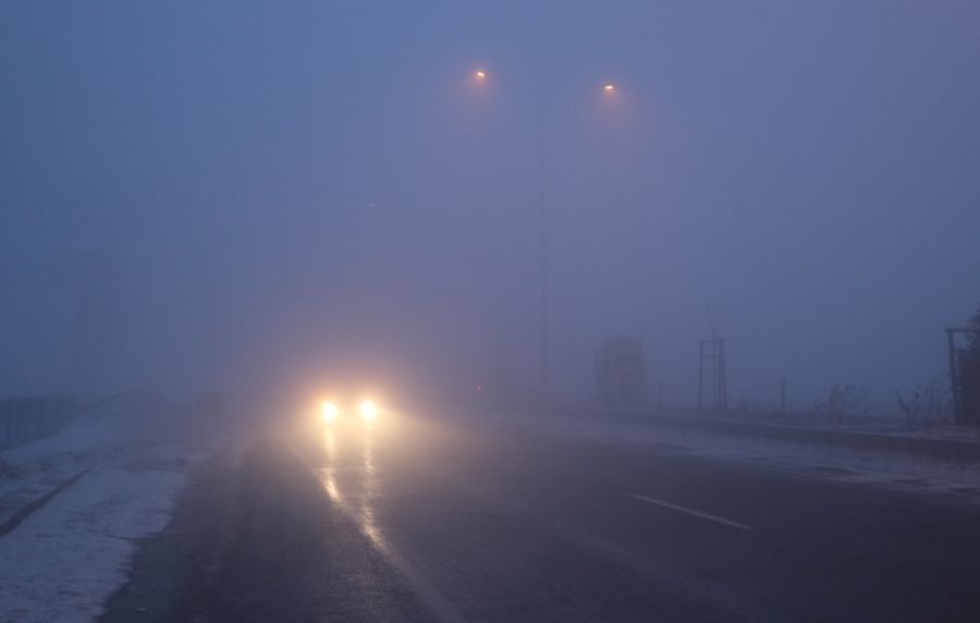 Ağrı-İran ve Ağrı-Erzurum kara yollarında yoğun sis etkili oluyor