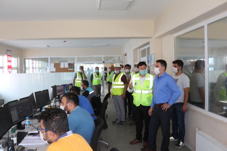 Doğubayazıt Kaymakamı Akpınar Arkoz Ağrı Çimento Fabrikasını ziyaret etti  -Erhan BAYDAR-