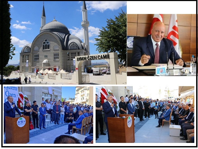 Ağrı’lı hemşehrimiz Onur Marketler Sahibi merhum Ekrem Özen adına Küçükçekmece’de yaptırılan cami, ibadete açıldı