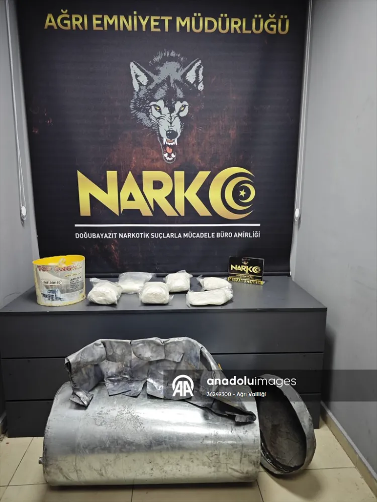 su tankında 7 kilo 124 gram sentetik uyuşturucu ele geçirildi