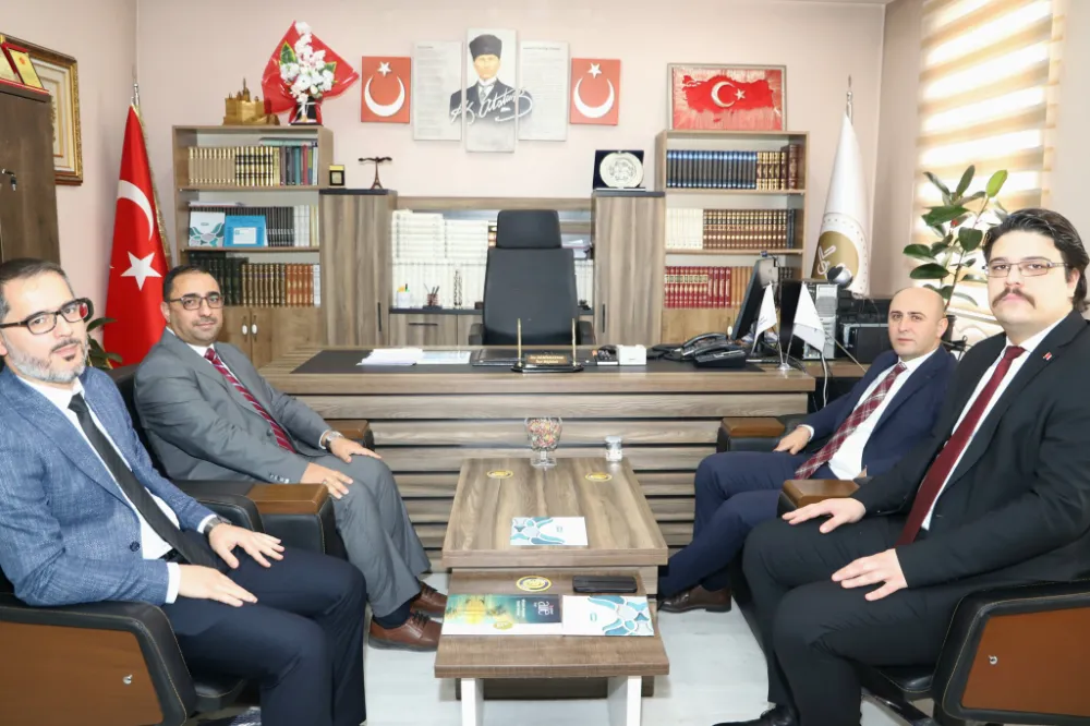 Kaymakam Murat Ekinci ve Kaymakam Refiki Muammer Oğuzhan Yüce Doğubayazıt ilçe Müftüsü Demirkaynak