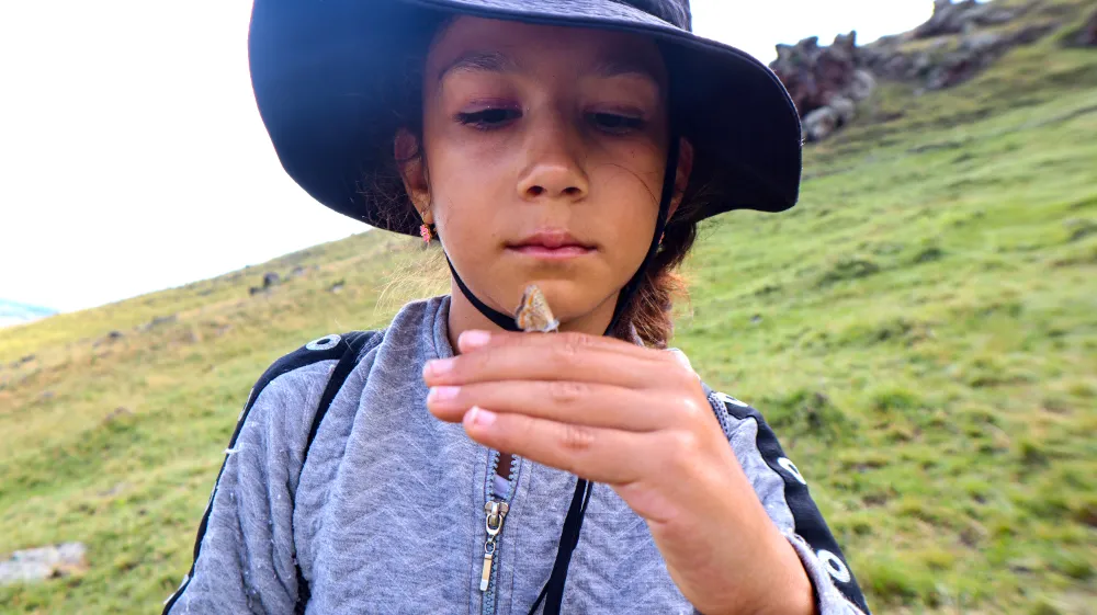 9 yaşında tırmanış yapan Fatma Mina Erol, Ağrı Dağı