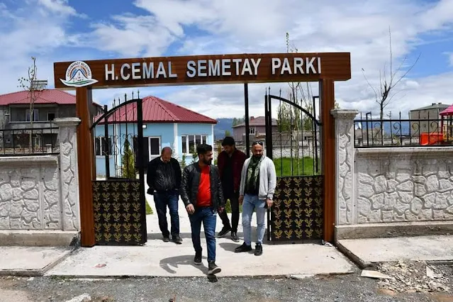 Doğubayazıt Hacı Cemal Semetay park yenilendi