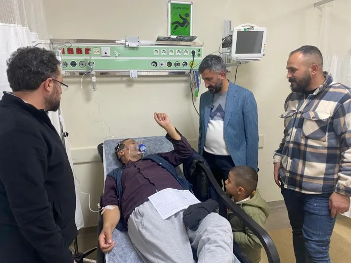 BAŞKAN YILDIZ’IN HASTANE ZİYARETİ