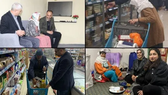 Doğubayazıt Sosyal Yardımlaşma ve Dayanışma Vakfından büyüklere ziyaret