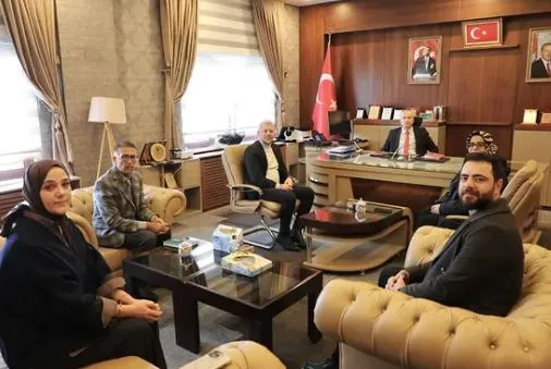 TÜBİTAK HEYETİ, MİLLİ EĞİTİM MÜDÜRÜ KÖKREK İLE BİLİMSEL ÇALIŞMALARI DEĞERLENDİRDİ