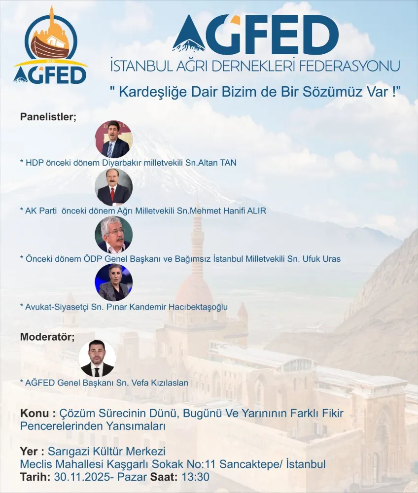 İSTANBUL AĞRI DERNEKLER FEDERASYONU 