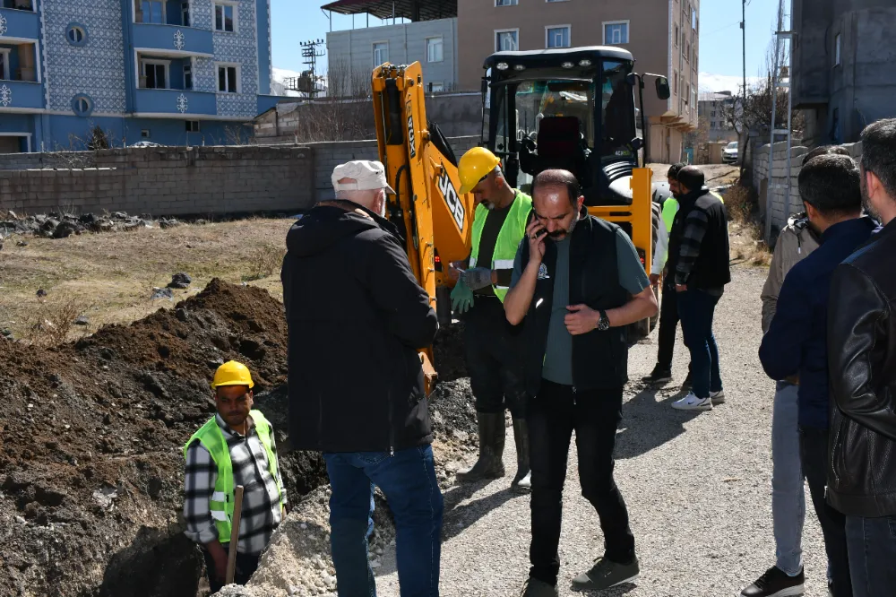 Doğubayazıt Belediyesi’nden Altyapı çalışmalarına hız verdi 