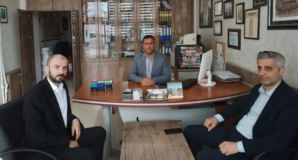 BİK ERZURUM BÖLGE MÜDÜRÜ ŞAHİN’DEN GAZETEMİZE ZİYARET