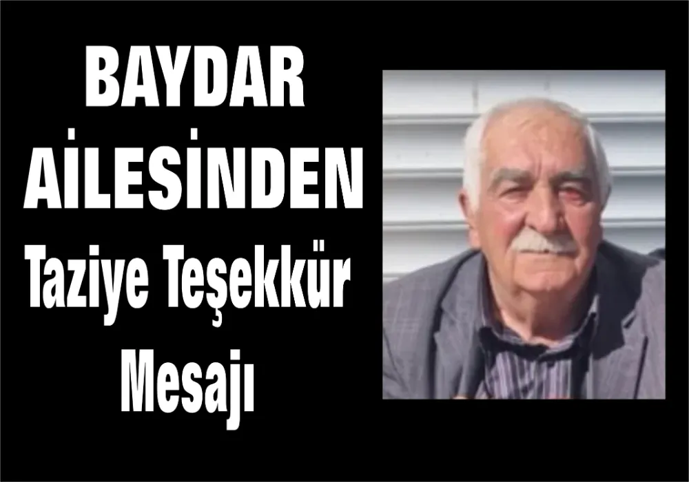 BAYDAR AİLESİ