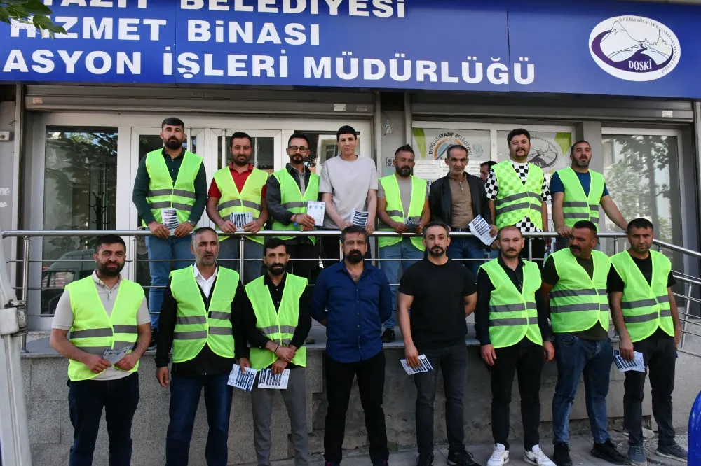 DOĞUBAYAZIT DOSKİ MÜDÜRLÜĞÜ İÇME SUYU KONUSUNDA SEFERBER OLDU 
