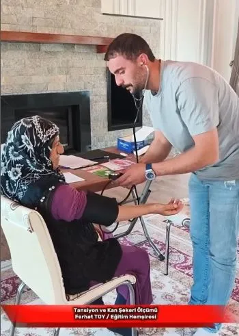 Doğubayazıt Sağlıklı Hayat Merkezi ekibi tarafından Çiftlik köyünde yapılan sağlık etkinliği