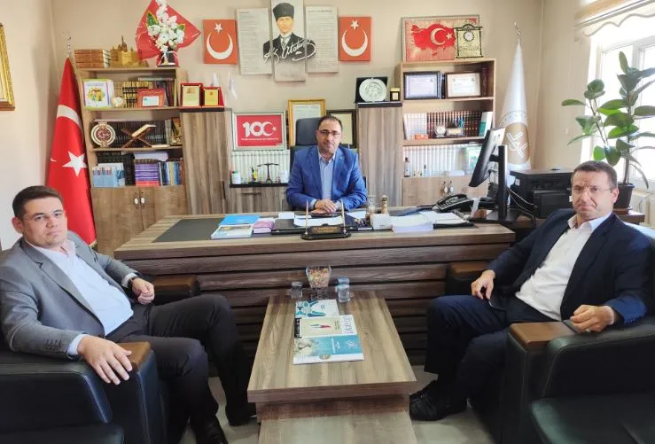 Doğubayazıt Cumhuriyet Savcısı Biçicioğlu ile Hakim Şan, Müftü Demirkaynak