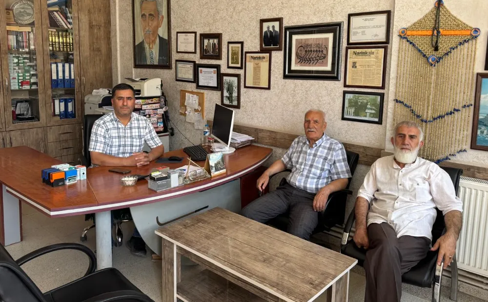 DOĞUBAYAZIT ESKİ PTT MÜDÜRÜ AHMET ŞİMŞEK GAZETEMİZİ ZİYARET ETTİ