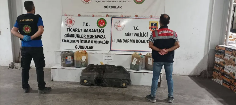  56 kilo 112 gram Sıvı Metamfetamin ele geçirildi