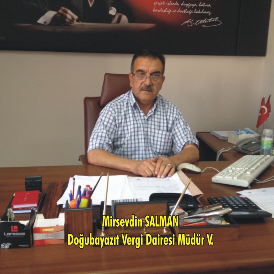 Doğubayazıt Vergi Dairesi Müdürlüğü: ödenmemiş kamu alacakları yapılandırılması için son gün 01.12.2014 