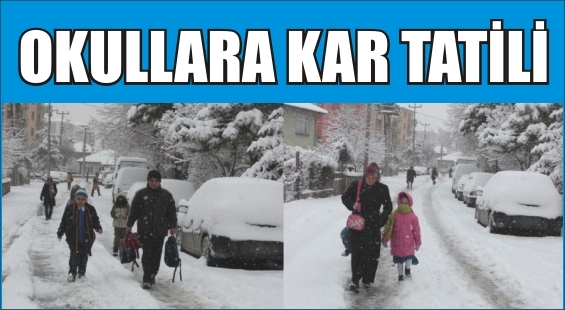 Doğubayazıtta okullara kar tatili
