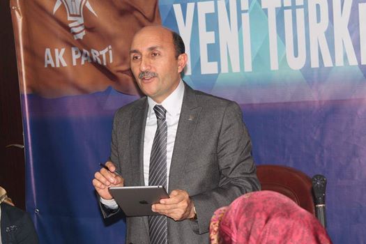 Ak Parti Ağrı il Başkanlığına Abdurrahman Çetin yeniden Seçildi