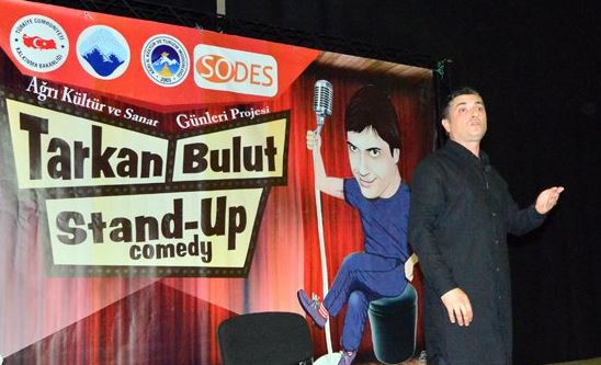 Ağrıda Kültür ve Sanat günleri kapsamında Tarkan Bulut stand-up gösterisi