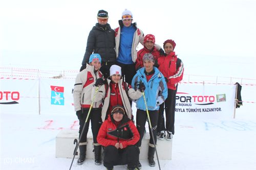 Erzurumda Ağrılı Kayakçılar Başarı Gösterdi