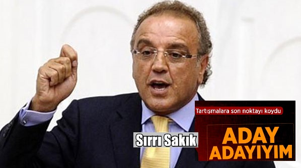 Muş Milletvekili Sırrı Sakık, BDPnin Ağrı Belediye Başkan Aday Adayı