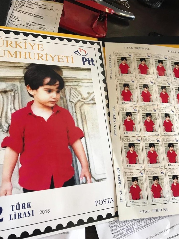 PTT`DEN KİŞİYE ÖZEL PUL